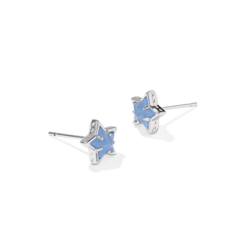 Kendra Scott Star Stud Earrings - Light Blue